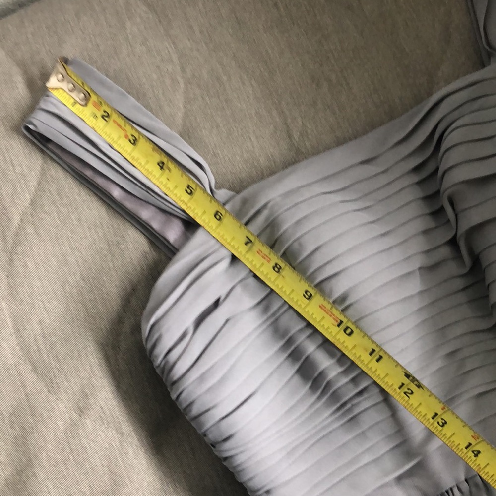 ‼️LAST CHANCE‼️Weddington Way || NWT || Adrianna Papell Riley Slate Grey Dress - Picture 11 of 12